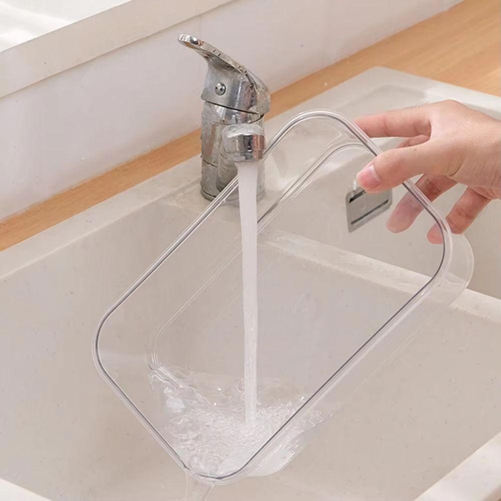 Plastic Nut Snack Box Double Layer Snacks Dry Fruit Box Fruit Draining Basket  Desktop Use