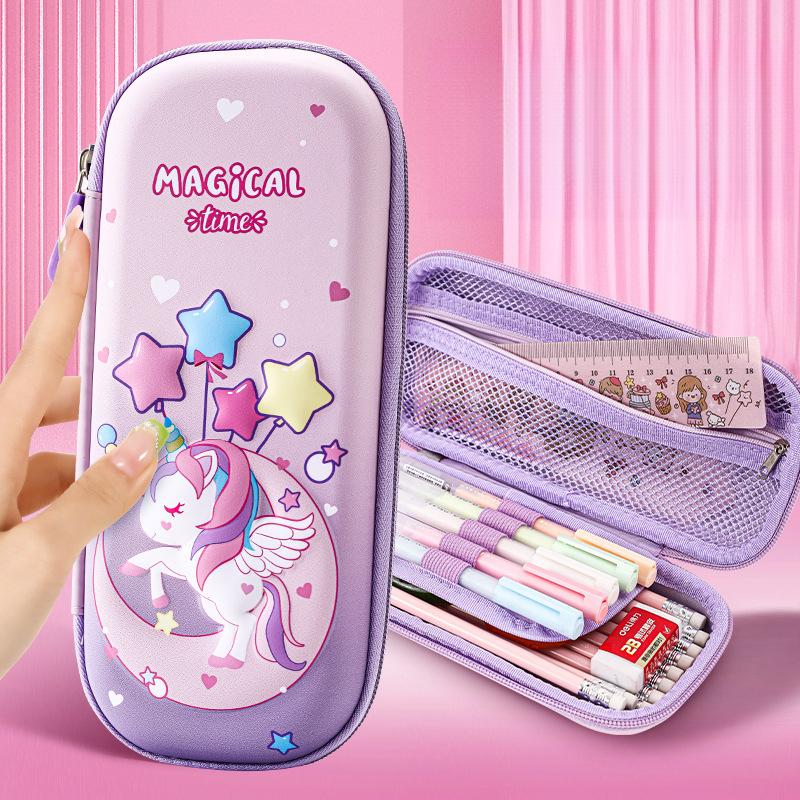 3D Space Student Pencil Cases 1 Pcs Cartoons Model Pencil Box Children Stationery