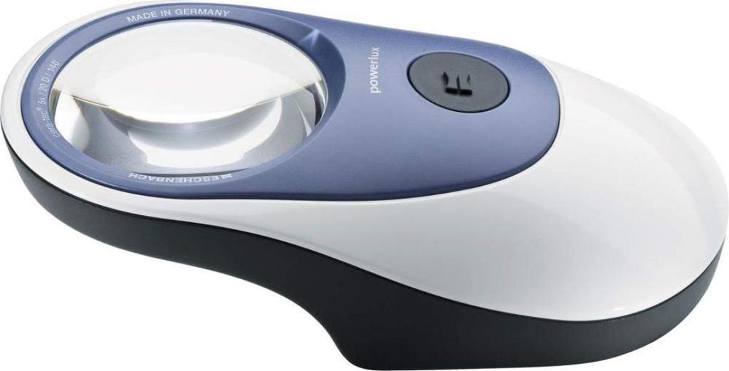 ESCHENBACH Powerlux Desk Magnifier, 3.5x Magnification with LED Light, 1586-14