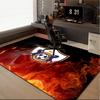 1PC rug Dynamic Qarabag Crest Design Carpet, Chair Rug,Area Rug for Office Bedroom living rooms bedroom, Doormat decor Christmas fan gifts