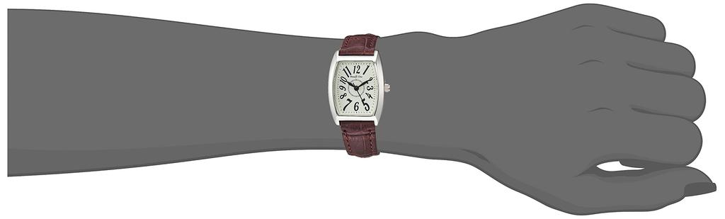 Analog Watch Amalfidia Waterproof Leather Strap White Dial Brown [Arias] WW20029A-178 Women's