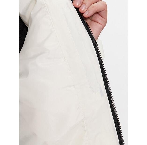 Winter Jacket Calvin Klein Crinkle K10K110336 Ecru Regular Fit