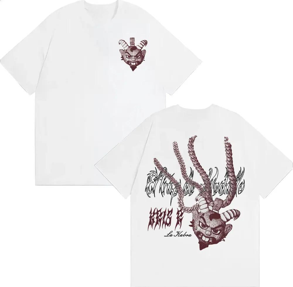 Rapper Kris R Ec Trap De Medallo Album Merch T Shirt Unisexs Clothing Harajuku Streetwear Tshirt High Quality Cotton Tshirts