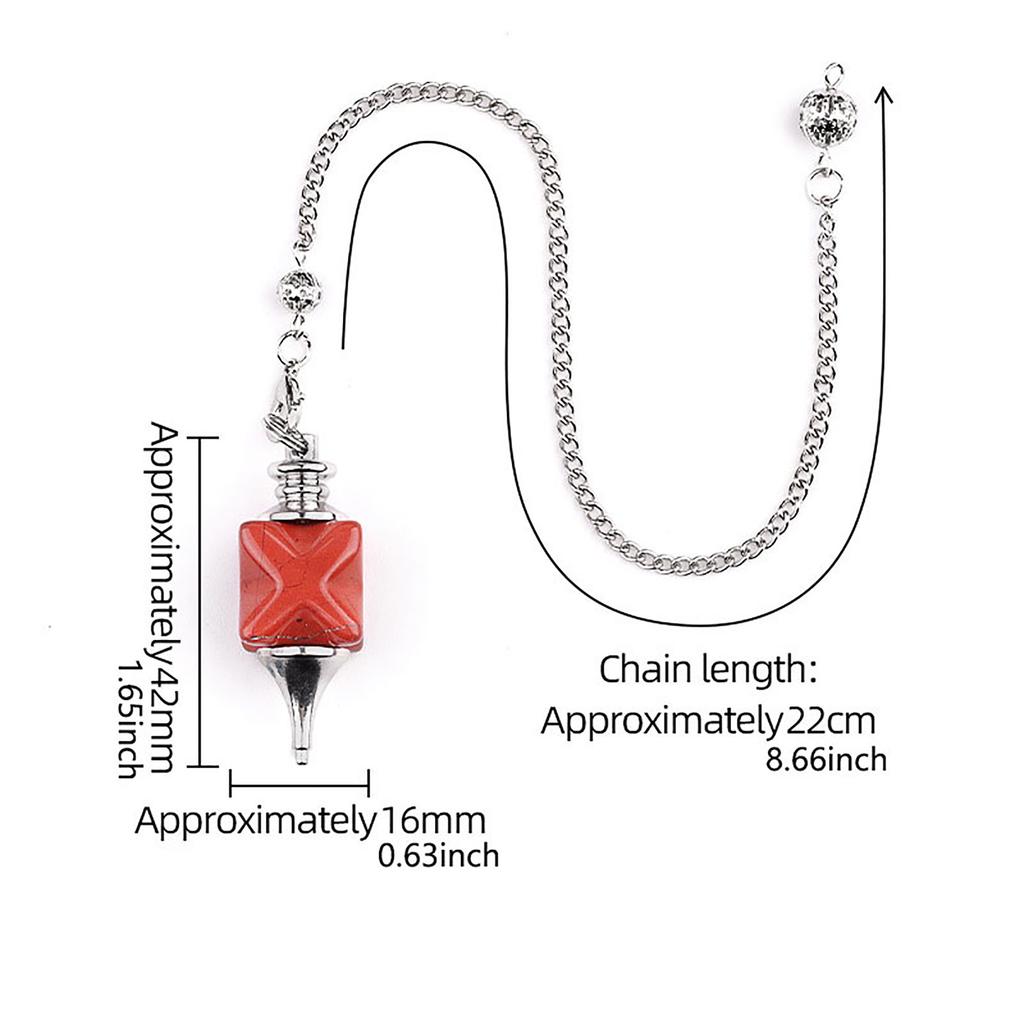 1pc Natural Stone Quartz Pendulum Crystal Merkaba Star Pendant Onyx Men Women Pendant Hexagram Necklaces Trendy Jewelry