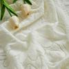 Vintage White Lace Tablecloth Tea Table Bedside Table Washing Machine Refrigerator Rectangular Dust Cover Cloth Sofa Decoration Dust Towel Home Decora