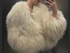 2024 Women's Elegant Solid Color Fur Coat: European & American Style, Long-Sleeved, Winter Warmth