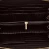 Women' Leather Wallet with Wings Wrist Strap Black