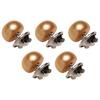 Quick Fix Neckline Clip 5PCS Pearl Buttons for Women, Clothing Invisible Anti-Exposure Safety Pins, No Pin Clothes Damage Iron Brooch Pins Fixation