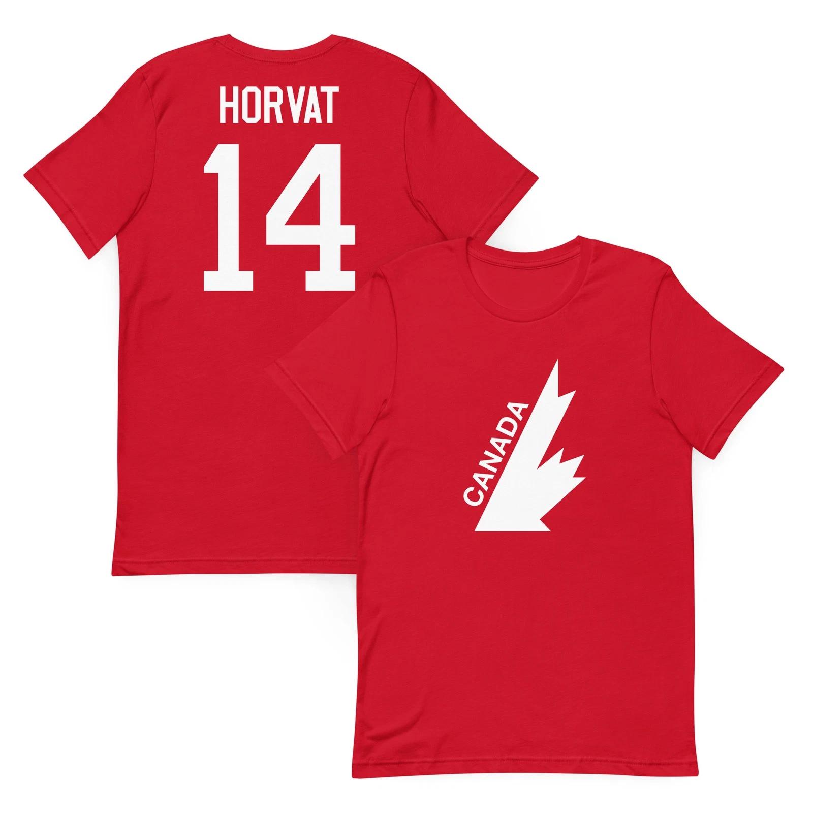 Team Canada Bo Horvat Jersey Shirt Vintage Retro Olympics Canada Cup L