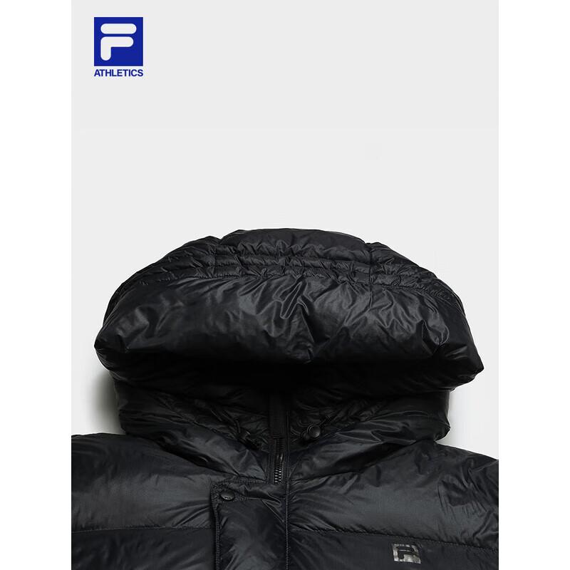 FILA Women's 2025 Winter Loose Fit Hooded Down Jacket