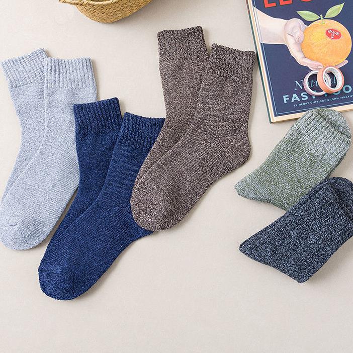 1 Pairs Winter Männer Verdicken Warme Weiche Sport Casual Socken Kaschmir Socken Halten Warme Weiche Sport Weichen Bequemen