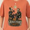 Night Shift Nurse Shirt, Graveyard Shift Skeleton Coffee Tee, Halloween RN Cna Gift Shirt, Funny ER ICU Hospital Staff Comfort Colors Shirt
