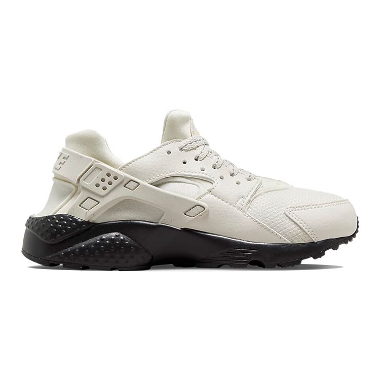 Nike Huarache Run GS Light Bone Black Kids Sneakers White Metallic-Silver University-Gold DQ1103-001