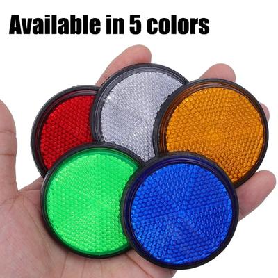 Universal Round Stickers Reflective Signs Reflective Sheet Reflector Night Brake Warning For MotorcycleElectric Car Bicycle