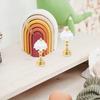 Miniature Dollhouse Table Lamp LED Desk Model Mini Light Decoration Children's Toy Dollhouse Play Accessories for Mini House Bedroom Pack of 2