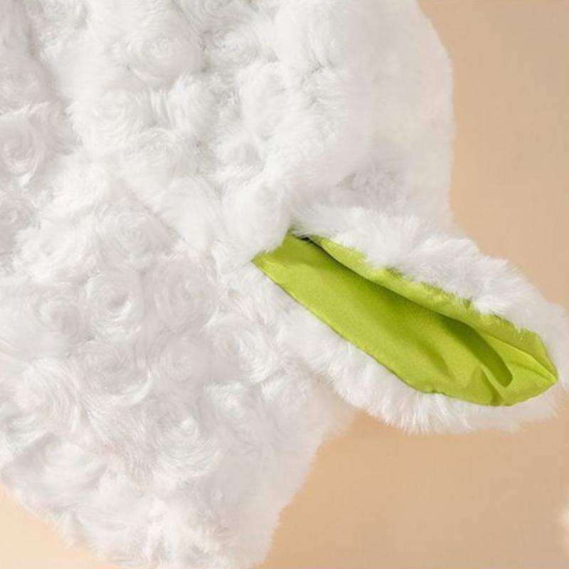 Winter Pretty Sheep Ear Hat for Women Korean Cute Lamb Fisherman Hat for Womens Warm Cashmere Hat