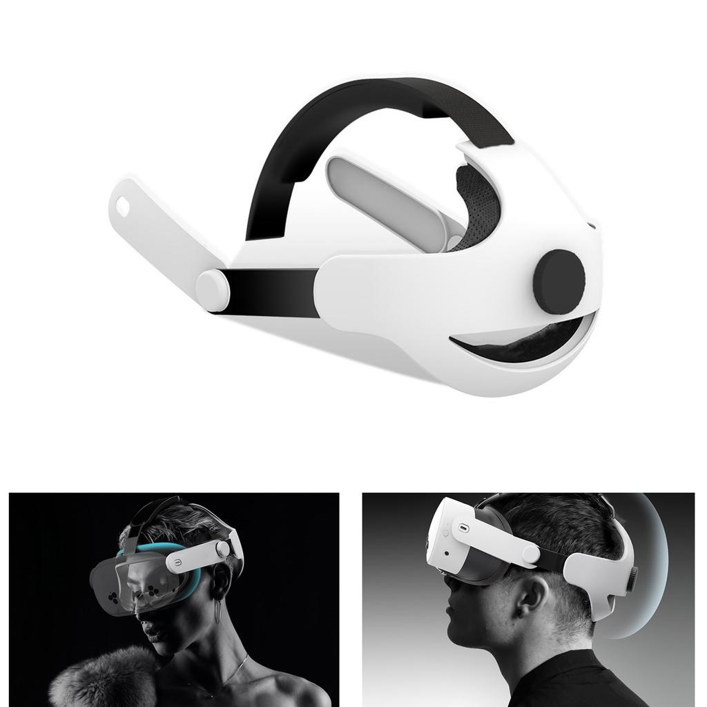 Adjustable Head Support Straps for 3S VR Headsets, Customizable Comfort with Advanced Pressure Reduction