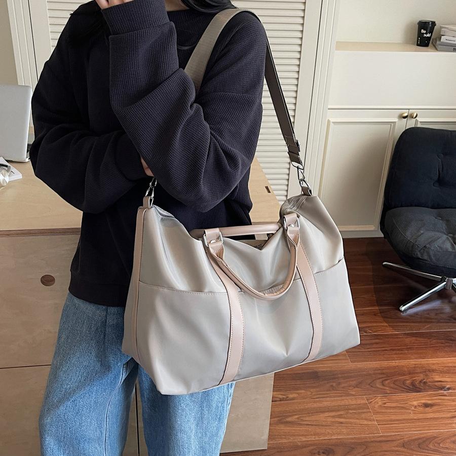 Travel bag Going out on a business trip Simple leisure Hand luggage bag Women's yoga fitness bag Large capacity storage bag