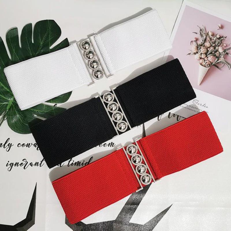 Stylish Elastic Waistband For Women In Black Perfect For Dresses And Fashion Accessories