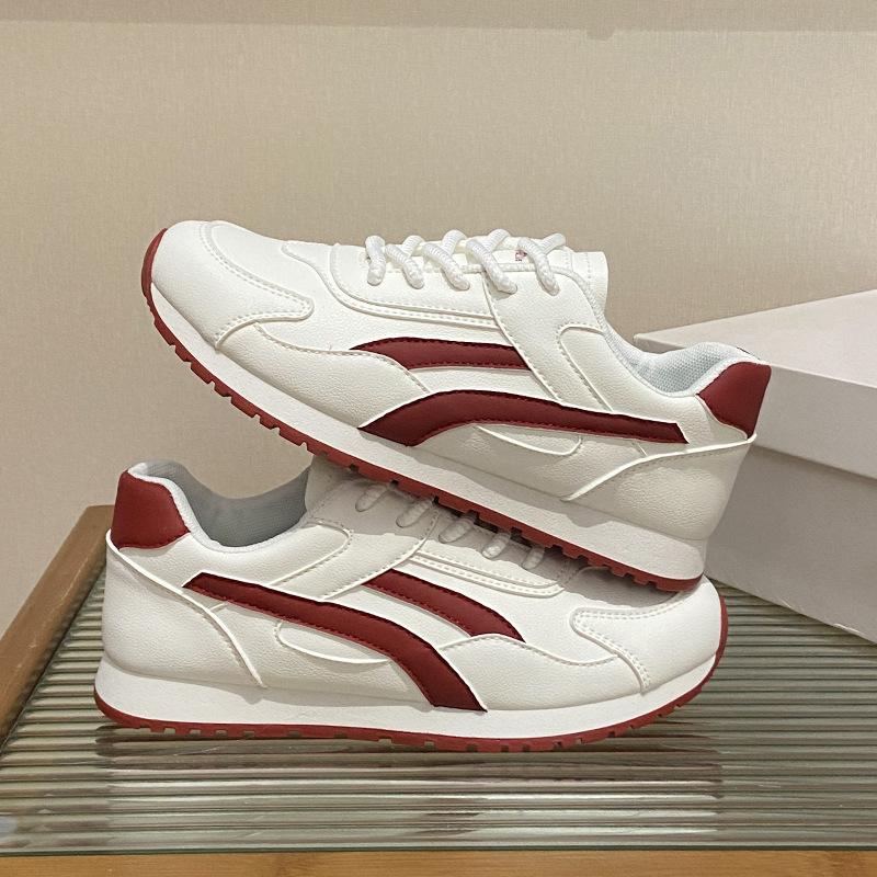 2025 little white shoes women's spring new Korean version ins female students leisure sports versatile Forrest Gump shoes street shot LF906