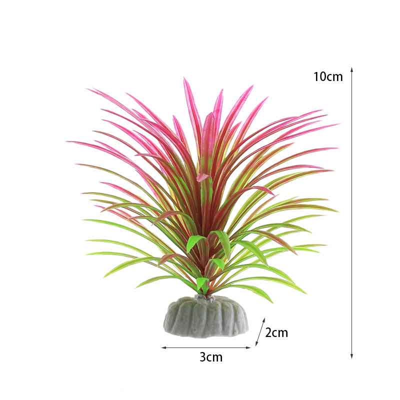 Artificial Aquarium Plants Decoration Fish Tank Water Plant Grass Ornament Plastic Underwater Aquatic Water Weeds Viewing Decor
