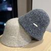 New Autumn and Winter Lamb Velvet Warm and Comfortable Fisherman's Hat for Women Korean Version Outdoor Cold-proof Ear Protection Versatile Bucket Hat