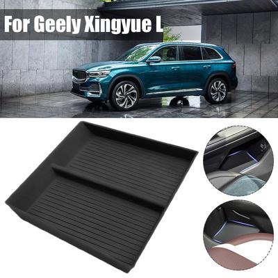 Für LINNUNU Zentrale Steuerung Untere Aufbewahrungsbox TPE Für Geely Monjaro KX11 Manjaro Mittelarmlehnen-Organizer Auto Innenraum Ac X9K5