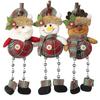 Christmas Ornaments Plush Hanging Decoration Santa Snowman For Christmas Holiday Festivel