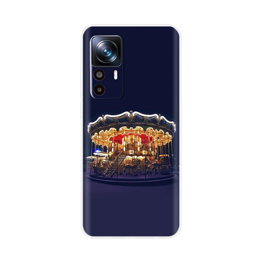 For Xiaomi 12T Pro Case Silicone Fashion Painted Soft Phone Case For Xiaomi 12T Case Back Cover For Xiomi Mi 12T Pro 12 T Bumper