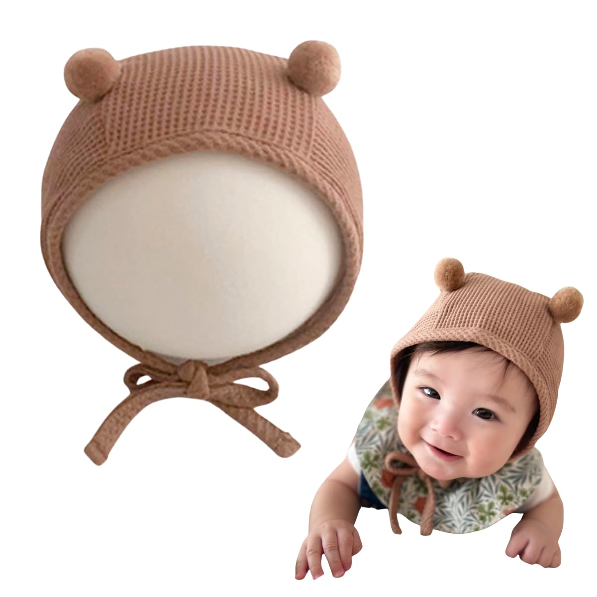 

Bear Ear Hat for Girls and Bear Cold Weather Foldable UV Heatstroke Perfect for Sun Cute and Gift Wrapping Available Number [lua Citron] Babies, Boys,