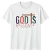 God Is Faithful Unisexs TShirt Scripture Cross Faith Gift For Her