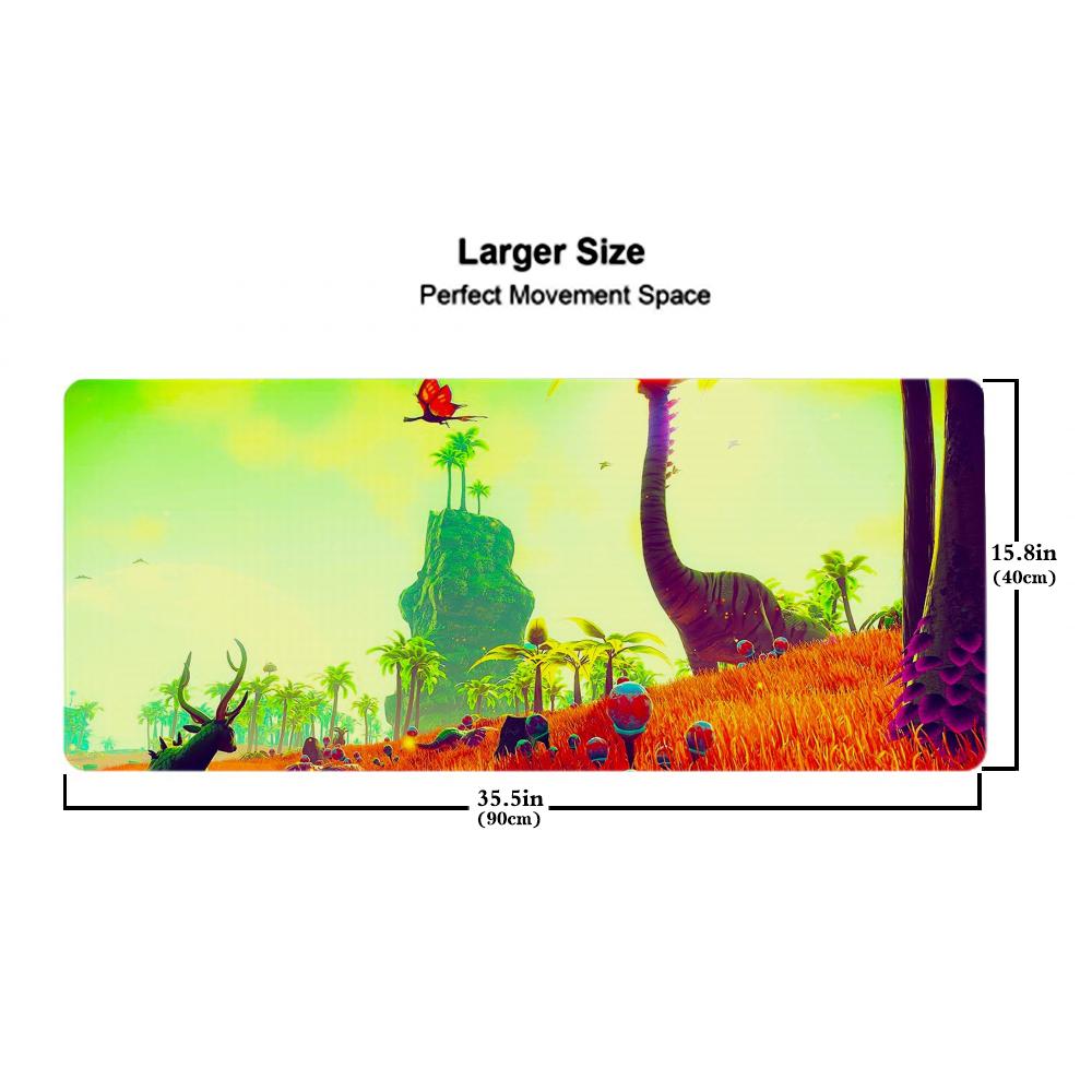 Game no man sky Mouse Pad 500X1000 mm Large Gaming Mousepad Gamer XL Rubber Otaku Keyboard Pad Laptop Desk Mat