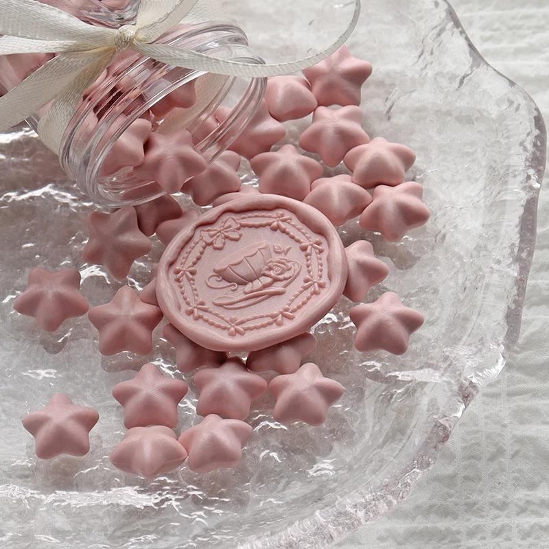 NEW 150pcs Five-pointed Pentagonal Lacquer Wax Grains Diy Envelope Sealing Hand Account Decorative