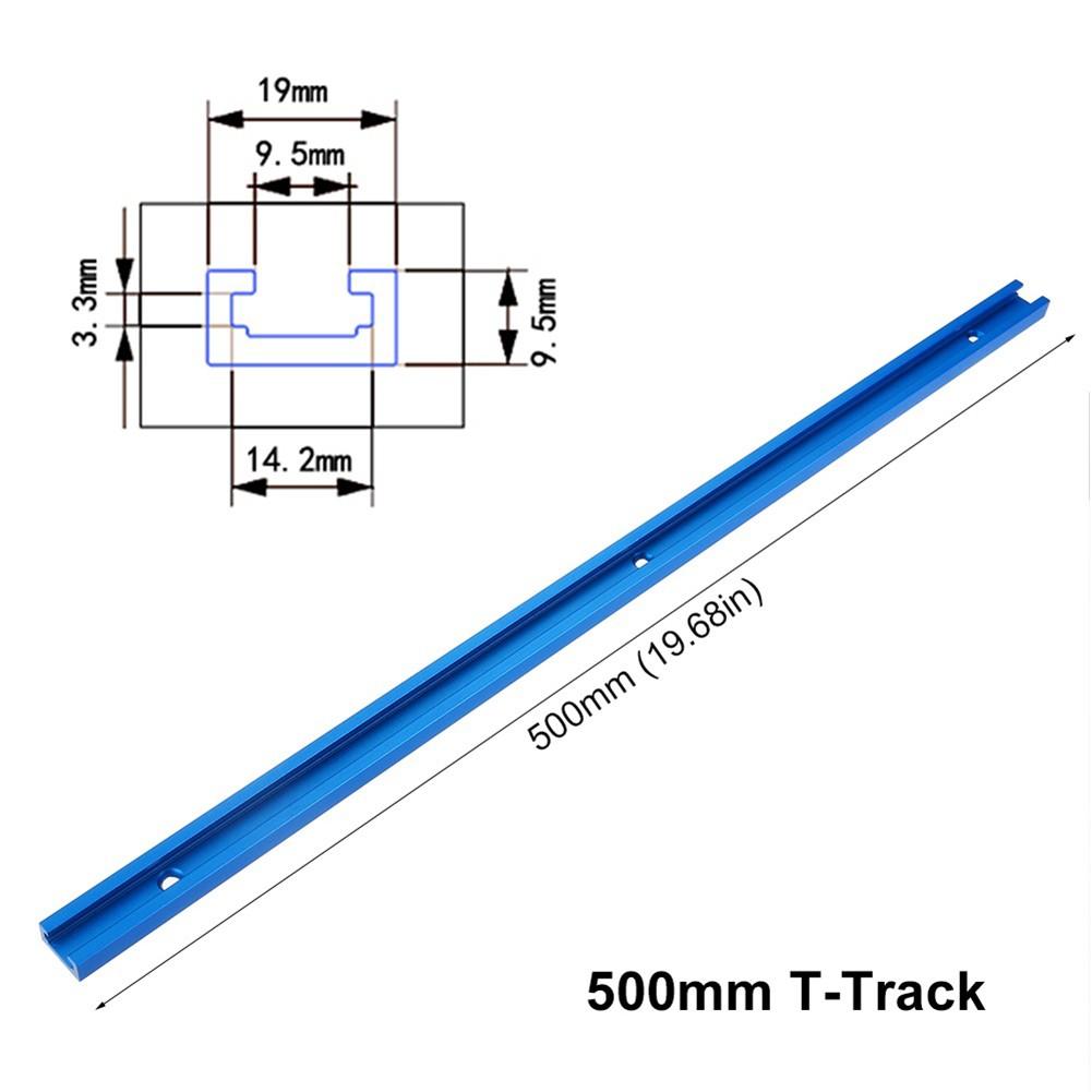 Aluminium Alloy 300-600mm/T-Track T-Slot Miter Jig Tools/For Woodworking Router