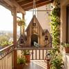 Handmade Hanging Birdhouse Ventilation Bird Villa Bird Cages Hatching Nest  Wild Birds