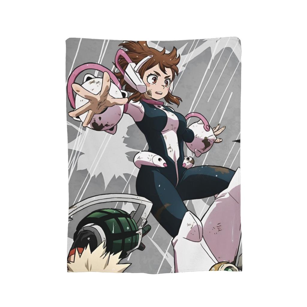 Katsuki Bakugou My Hero Academia Blanket Plush Novelty Warm Throw Blankets for Bedding Lounge Winter,