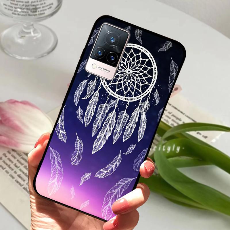 For vivo V21 5G 4G V21E Case Soft Silicone Phone TPU Coque Cover for Vivo V21E v21 V 21e 21 V2050 V2061 Protective Fundas Shell