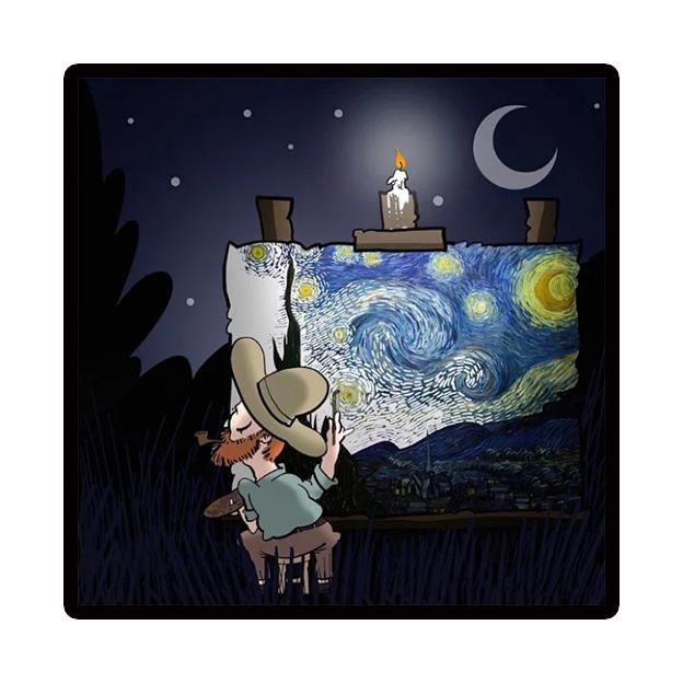Starry Night by Vincent Van Gogh Famous Artist Art Posters and Prints Abstract Wall Picture Canvas Oil Painting Home Decoration