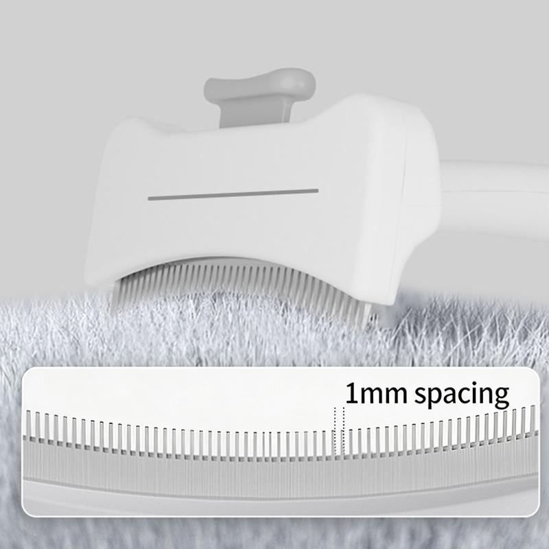 Pet Hair Removal Comb Macaron Simple Pet Hair Removal Knife Hair Removal Comb Curved Blade Pet Dog Hair Removal Comb onesize