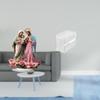 Acrylic Table Sign Tissue Case Toilet Paper Storage Holder Desktop Decor Polished Edge Suitable for