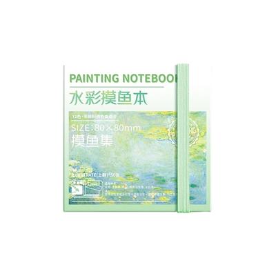 Elastic Closure Watercolor Journal With Paint and Palette 50 Sheets 300g Watercolour Paper Travel Watercolor Paint Set
