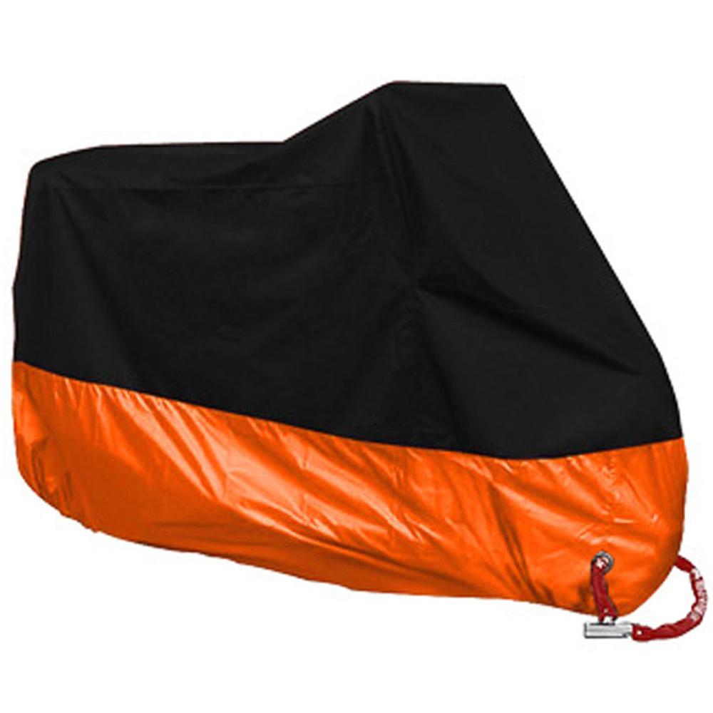 Motorradabdeckung Wasserdicht Ganzjahres Motorradabdeckung Staubdicht UV-Schutz Außen Innen Moto Roller Motorrad Regenschutz