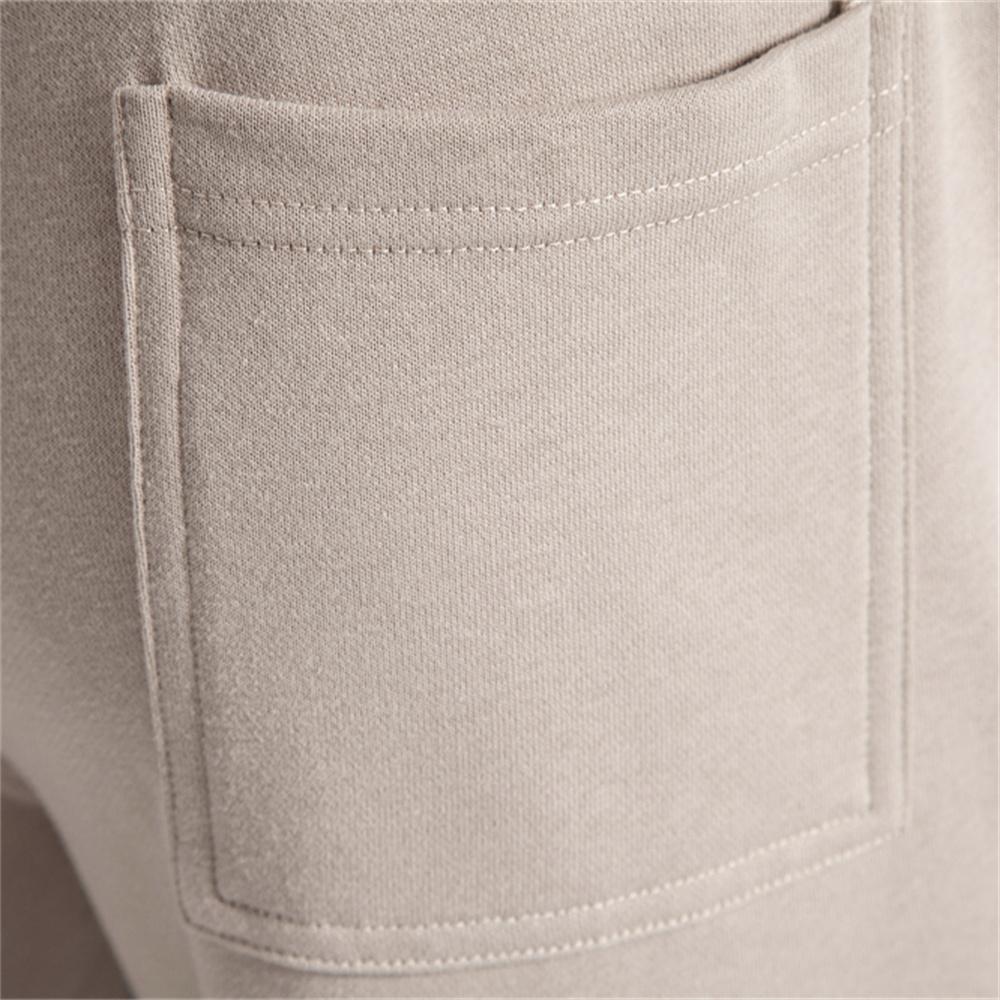 2026 Spring Autumn New Men's Cotton Daily Sports Pants Solid Color Elastic Waist Pocket Comfortable Casual Sweatpants for Men