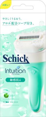 Schick Intuition Sensitive Skin Holder Trial Razor (with Blade)