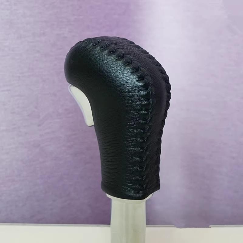 

New Real Leahter Gear Shift Knob Cover For Porsche Cayenne 2010 2011 2012 2013 2014 2015 2016 2017 Gear Ball Protector чёрный