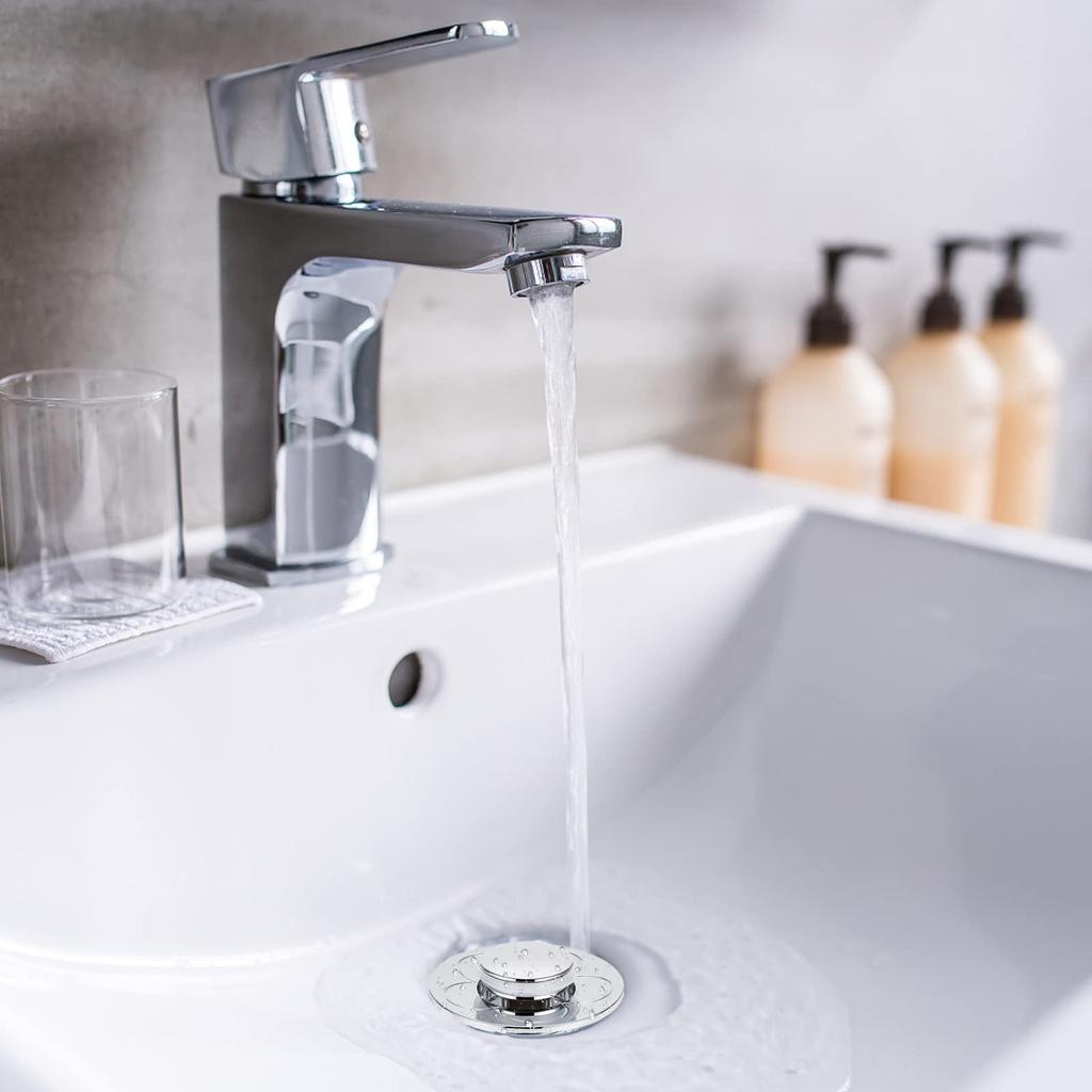 Universal Sink Sink   Plug Press Type Bathroom Sink  Spring Core Accessories