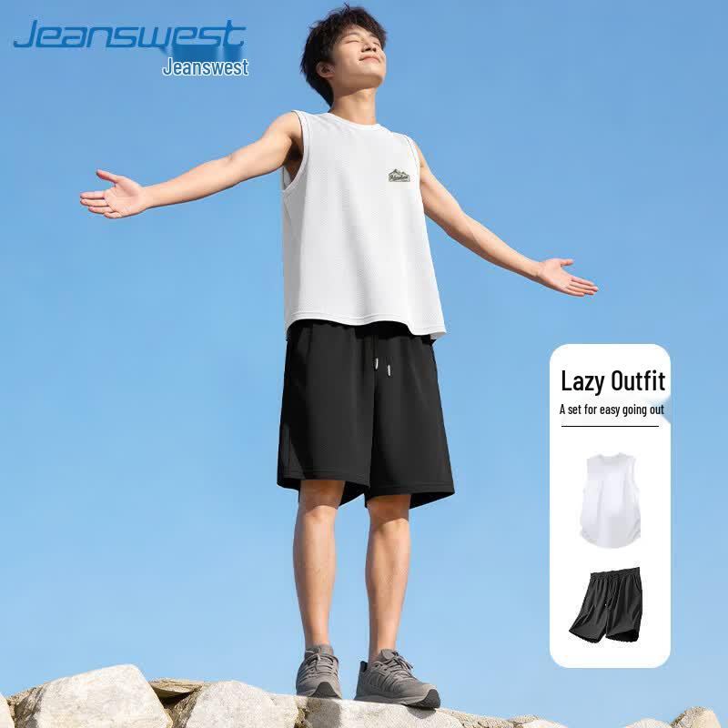 Jeanswest Men s Ice Silk Cooling Casual Sports Set XL