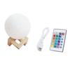 Rechargeable Starry Sky Moon Lamp with Remote Control - Night Table Atmosphere Light