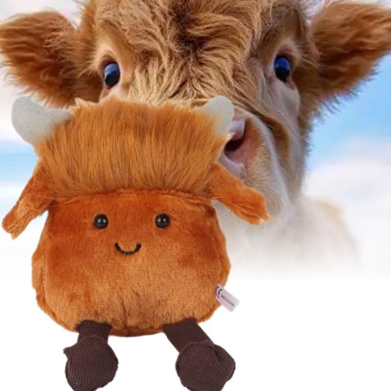 Calf Plush Carey Toy Cartoon Animal Stuffed Doll Room Decoration Gift Children