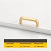 Modern Minimalist Pulls Cupboard Dressers Black Gold Silver Cabinet Door Handles Closet Drawer Knobs Kitchen Furniture Hardw